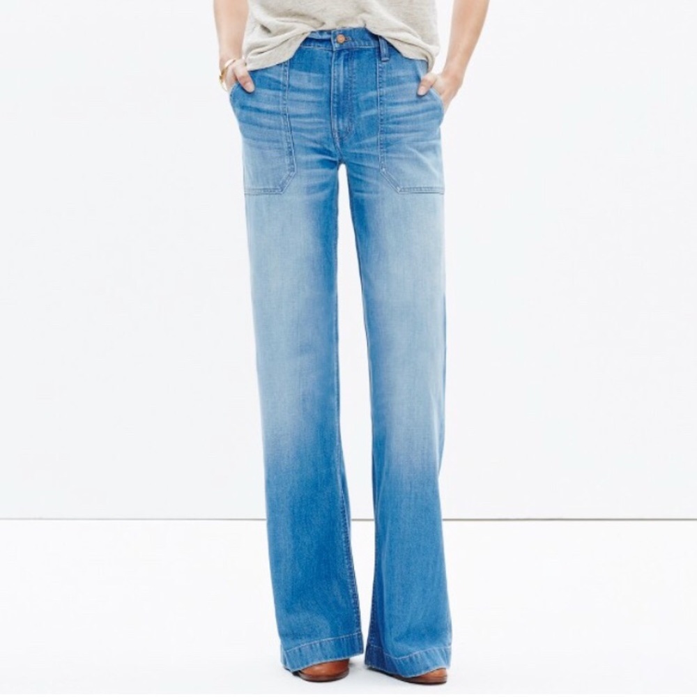 Madewell Wide-leg Jeans in Shea Wash